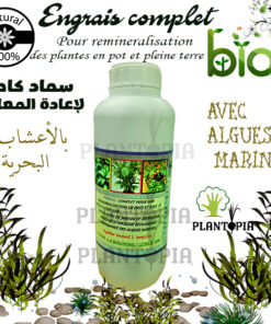 Engrais bio organique à base d'extraits d'algues marines utilisable en agriculture BIO en livraison au Maroc - سماد الأعشاب البحرية في المغرب