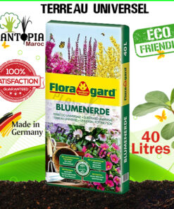 Terreau plantes vertes et plantes d'interieur UAB - Floragard