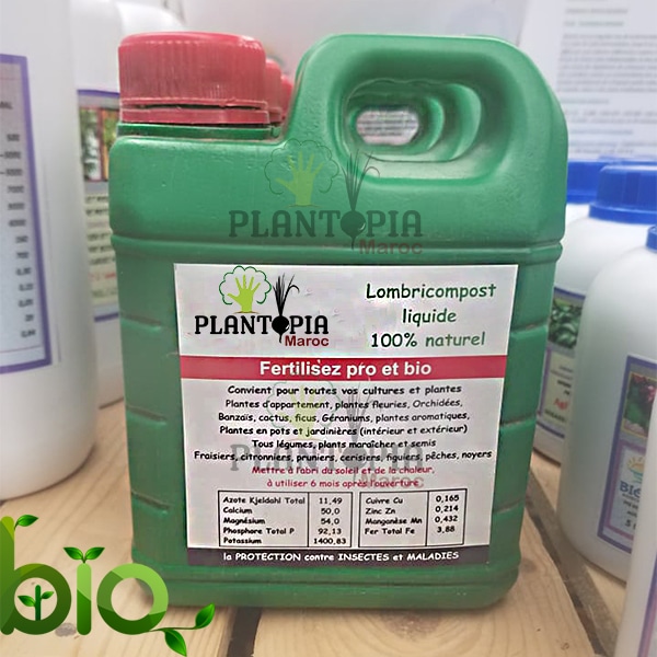 Engrais organique - Fertilisant Bio 12L - Plantopia Maroc