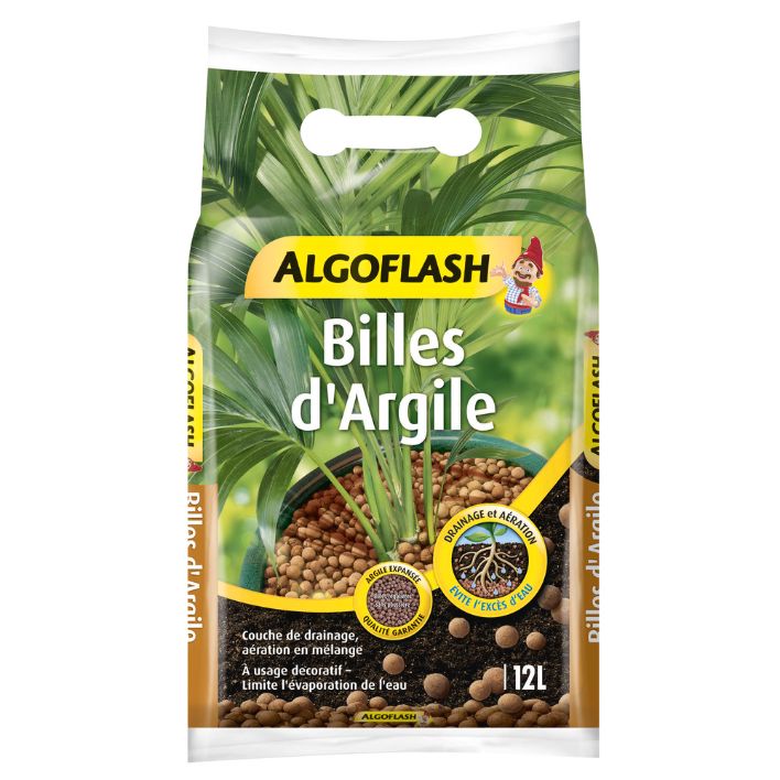 Agrégat d'argile expansée fin - couche drainante pour pots - 4