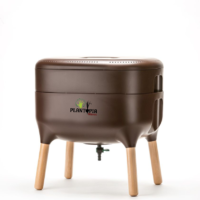 Lombricomposteur plastique et bois par Plantopia Maroc