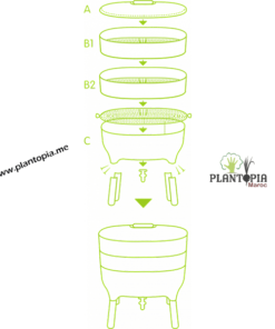 lombricomposteur agadir - composteur agadir - vermicomposteur agadir - plantopia maroc - مزرعة دود