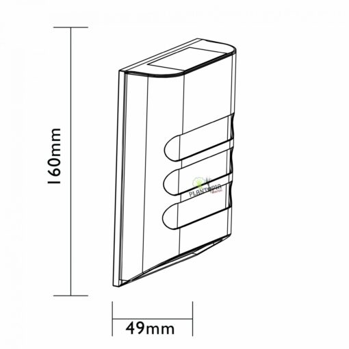 lampe avec energie du soleil - LED solaire de mur - Palntopia MAroc