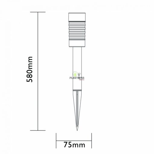 lampe solaire jardin maroc - energie solaire jardin - LED solaire - lampe pick solaire - Plantopia Maroc - مصباح شمسي للحديقة