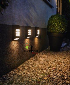 lampe solaire murale casa - lampe LED solaire pour mur marrakech - lumière LED solaire jardin mur rabat - plantopia Maroc - مصباح شمسي بالطاقة الشمسية حائطي للحديقة