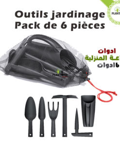 outils jardinagee maroc - acheter pack de 6 pieces outils jardinage - plantopia - ادوات الزراعة المنزلية