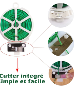 Distributer fil jardinage 50 metres à tanger, fes, agadir, salé, meknes - موزع سلك ربط النباتات المتسلقة في المغرب مع قاطع