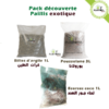 Pack paillis découverte plantopia maroc - organic mulch pack - pouzzolane maroc - coco maroc - billes d'argile maroc