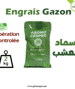 Engrais gazon 2 kg Plantopia Maroc