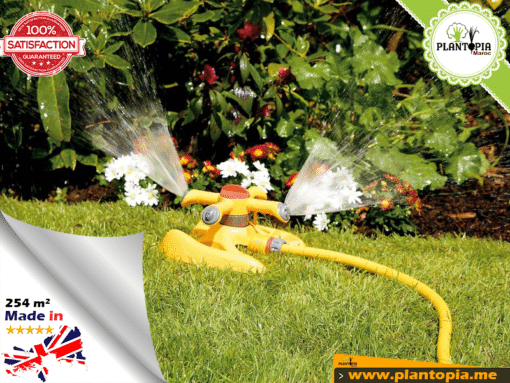 Arroseur rotatif Plus 254 m² pour arrosage de jardin, gazon et pelouse - Plantopia Maroc