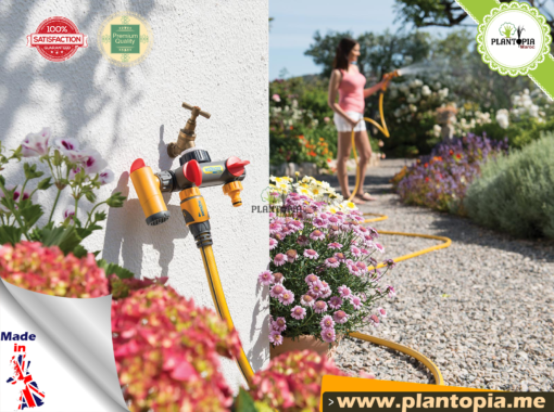 Raccord 3 sorties pour robinet d'arrosage par Plantopia Maroc - Sélecteur 3 voies pour robinet de jardin