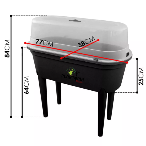 Jardiniere type mini serre pour jardinahe urbain à Kenitra Temara Mehdia Sale Laayoune Dakhla Settat Berrechid