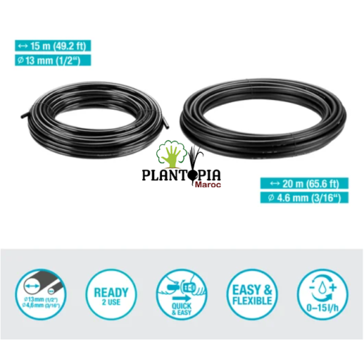 Goutteurs pour plantes en pot terrasse et balcon chez Plantopia Maroc