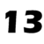 13 cm