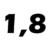 1,8 Kg