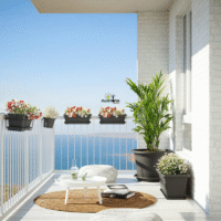 Balconniere Venezia Plant Box 60 pour plantes en balcon à Casablanca Tanger Rabat Agair Marrakech Tetouan
