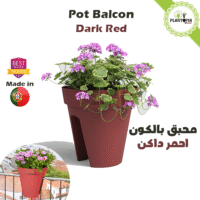 Balconnière ronde design italien anti UV chez Plantopia Casablanca Rabat Marrakech Sale Tanger Fes.