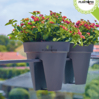 Fournisseur des pot pour balcon en polypropylene leger et resistant anti UV avec livraison - Plantopia Maroc