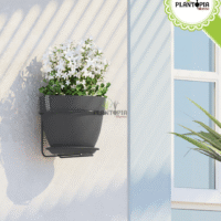 Premier vendeur et distributeur en ligne des pots muraux avec support et soucoupe au Maroc - Plantopia