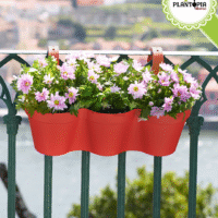 Vente et distribution des balconnieres triple pot trois emplacements ANTI UV - Plantopia Maroc