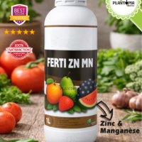 Engrais liquide riche en zinc (Zn) et manganèse (Mn) coorecteur carence micro-éléments - Plantopia Maroc