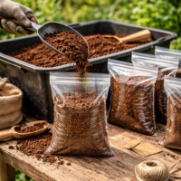 Vermicompost et lombricompost naturel chez Plantopia Casablanca Rabat Marrakech Sale Fes Meknes Tanger