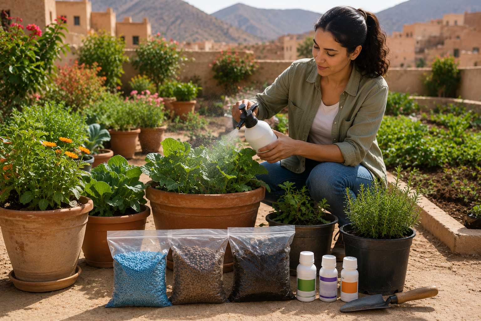 Conseils plantes en pot - Plantopia Maroc