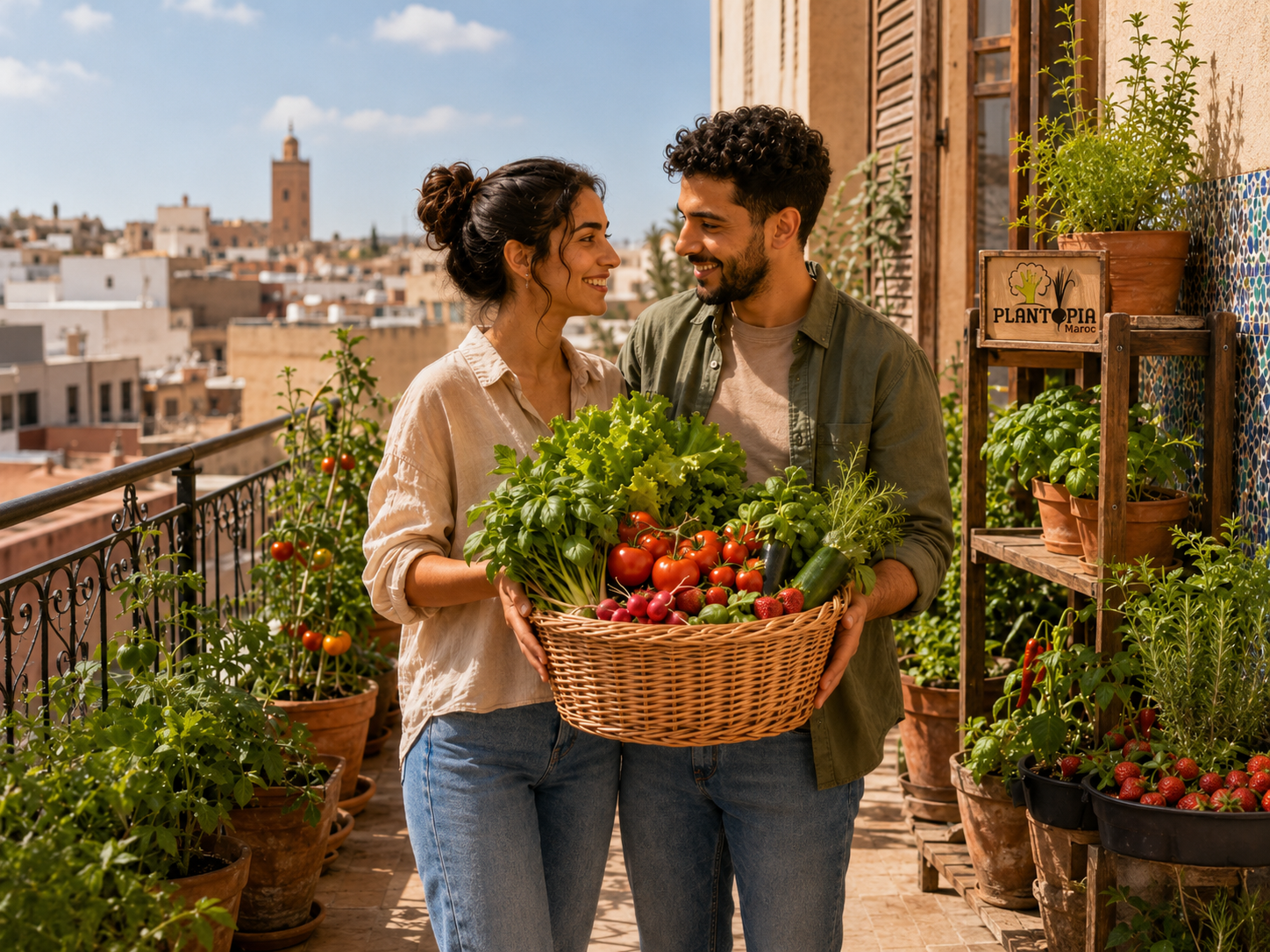 Couple Plantopia Maroc