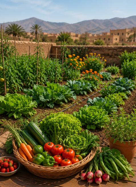 Entretien potager marocain
