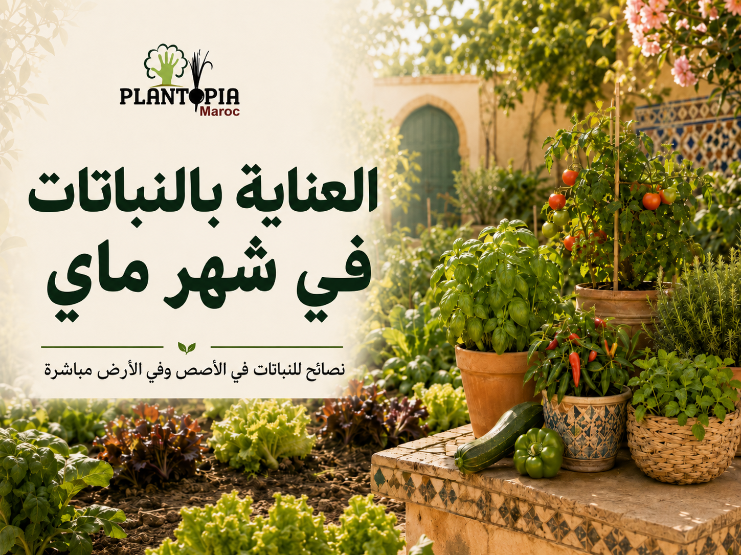 Potager mois de Mai au Maroc