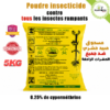 Insecticide en poudre à base de cyperméthrine contre les insectes rampants - Plantopia Maroc