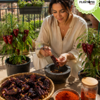 Acheter graines potageres et paysannes de piment doux paprika Belrubi par Plantopia Casablanca Rabat sale