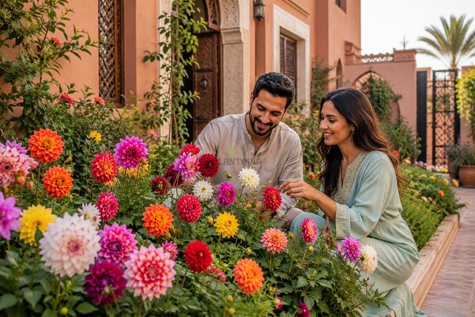 موقع ومحل مغربي لبيع اكياس بذور وزهور زراعة نبات الداليا القزمة خليط الالوان مع التوصيل - Plantopia Maroc